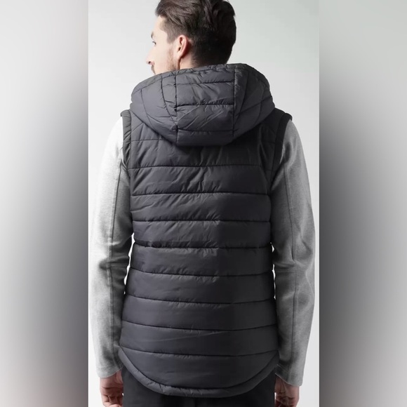 Nike~ Men’s Advance 15  Hooded Jacket Black Size‎ Large Hi-Low Hem Long Sleeve - Picture 3 of 13